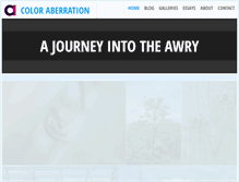 Tablet Screenshot of coloraberration.com